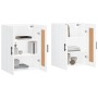 Armarios de pared 2 uds madera de ingeniería blanco by vidaXL, Sideboards - Ref: Foro24-3198041, Price: 140,40 €, Discount: %