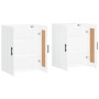 Armarios de pared 2 uds madera de ingeniería blanco by vidaXL, Sideboards - Ref: Foro24-3198041, Price: 140,40 €, Discount: %