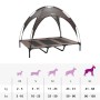 Cama para perro Marrón xl Acero