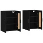 Wall cabinets 2 pcs black engineered wood by vidaXL, Sideboards - Ref: Foro24-3198042, Price: 167,04 €, Discount: %