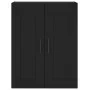 Wall cabinets 2 pcs black engineered wood by vidaXL, Sideboards - Ref: Foro24-3198042, Price: 167,04 €, Discount: %