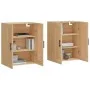 Armarios de pared 2 uds madera de ingeniería roble Sonoma de vidaXL, Aparadores - Ref: Foro24-3198044, Precio: 137,67 €, Desc...