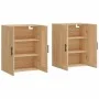 Armarios de pared 2 uds madera de ingeniería roble Sonoma de vidaXL, Aparadores - Ref: Foro24-3198044, Precio: 137,67 €, Desc...