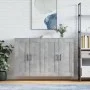 Armarios de pared 2 uds madera de ingeniería gris hormigón by vidaXL, Sideboards - Ref: Foro24-3198045, Price: 124,24 €, Disc...