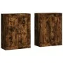 Armarios de pared 2 uds madera de ingeniería roble ahumado by vidaXL, Sideboards - Ref: Foro24-3198046, Price: 124,07 €, Disc...