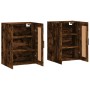 Armarios de pared 2 uds madera de ingeniería roble ahumado von vidaXL, Sideboards - Ref: Foro24-3198046, Preis: 125,54 €, Rab...
