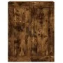Armarios de pared 2 uds madera de ingeniería roble ahumado by vidaXL, Sideboards - Ref: Foro24-3198046, Price: 124,07 €, Disc...