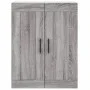 Armarios de pared 2 uds madera de ingeniería gris Sonoma de vidaXL, Aparadores - Ref: Foro24-3198047, Precio: 127,24 €, Descu...