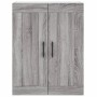 Wandschränke 2 Stk. Sonomagraues Holzwerkstoff von vidaXL, Sideboards - Ref: Foro24-3198047, Preis: 128,78 €, Rabatt: %