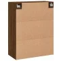 Wandschränke 2 Stk. Holzwerkstoff braune Eiche von vidaXL, Sideboards - Ref: Foro24-3198048, Preis: 128,56 €, Rabatt: %