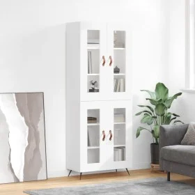 Hohes Sideboard Sperrholz weiß 69,5x34x180 cm von vidaXL, Sideboards - Ref: Foro24-3198249, Preis: 157,75 €, Rabatt: %