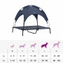 Cama para perro Azul marino l Acero