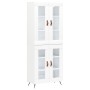 Hohes Sideboard Sperrholz weiß 69,5x34x180 cm von vidaXL, Sideboards - Ref: Foro24-3198249, Preis: 159,49 €, Rabatt: %