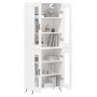 Tall white plywood sideboard 69.5x34x180 cm by vidaXL, Sideboards - Ref: Foro24-3198249, Price: 164,67 €, Discount: %