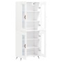 Aparador alto madera contrachapada blanco 69,5x34x180 cm de vidaXL, Aparadores - Ref: Foro24-3198249, Precio: 166,92 €, Descu...