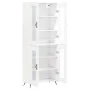 Hohes Sideboard Sperrholz weiß 69,5x34x180 cm von vidaXL, Sideboards - Ref: Foro24-3198249, Preis: 157,75 €, Rabatt: %