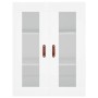 Tall white plywood sideboard 69.5x34x180 cm by vidaXL, Sideboards - Ref: Foro24-3198249, Price: 164,67 €, Discount: %