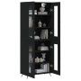 Aparador alto madera contrachapada negro 69,5x34x180 cm de vidaXL, Aparadores - Ref: Foro24-3198250, Precio: 166,53 €, Descue...