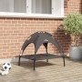 Cama para perro Marrón s Acero