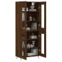 Tall brown oak plywood sideboard 69.5x34x180 cm by vidaXL, Sideboards - Ref: Foro24-3198256, Price: 166,19 €, Discount: %