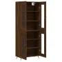 Tall brown oak plywood sideboard 69.5x34x180 cm by vidaXL, Sideboards - Ref: Foro24-3198256, Price: 166,19 €, Discount: %