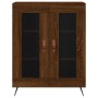 Hohes Sideboard Sperrholz braune Eiche 69,5x34x180 cm von vidaXL, Sideboards - Ref: Foro24-3198256, Preis: 168,09 €, Rabatt: %