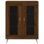 Tall brown oak plywood sideboard 69.5x34x180 cm by vidaXL, Sideboards - Ref: Foro24-3198256, Price: 166,19 €, Discount: %