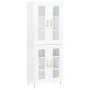 Aparador alto madera contrachapada blanco 69,5x34x180 cm de vidaXL, Aparadores - Ref: Foro24-3198265, Precio: 173,74 €, Descu...