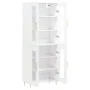 Aparador alto madera contrachapada blanco 69,5x34x180 cm de vidaXL, Aparadores - Ref: Foro24-3198265, Precio: 173,74 €, Descu...