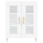 Hohes weißes Sperrholz-Sideboard 69,5 x 34 x 180 cm von vidaXL, Sideboards - Ref: Foro24-3198265, Preis: 176,55 €, Rabatt: %