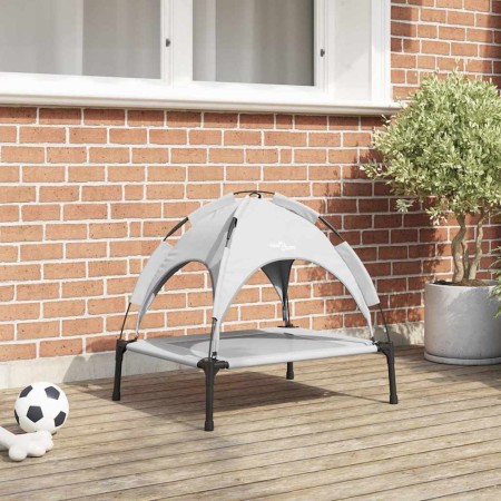 Cama para perro Gris plata s Acero en Camas para perros | Comprar online en Foro24