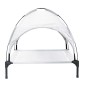 Cama para perro Plateado xl Acero