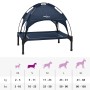 Cama para perro Azul marino s Acero