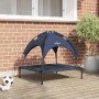 Cama para perro Azul marino m Acero