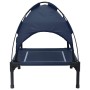 Cama para perro Azul marino m Acero