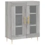 Aparador alto madera contrachapada gris sonoma 69,5x34x180 cm de vidaXL, Aparadores - Ref: Foro24-3198271, Precio: 164,02 €, ...