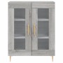 Hohes Sideboard aus sonomagrauem Sperrholz, 69,5 x 34 x 180 cm von vidaXL, Sideboards - Ref: Foro24-3198271, Preis: 165,98 €,...