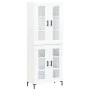 Hohes weißes Sperrholz-Sideboard 69,5 x 34 x 180 cm von vidaXL, Sideboards - Ref: Foro24-3198273, Preis: 166,87 €, Rabatt: %