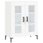 Hohes weißes Sperrholz-Sideboard 69,5 x 34 x 180 cm von vidaXL, Sideboards - Ref: Foro24-3198273, Preis: 166,87 €, Rabatt: %