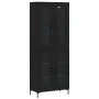 Tall black plywood sideboard 69.5x34x180 cm by vidaXL, Sideboards - Ref: Foro24-3198274, Price: 169,25 €, Discount: %