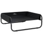Cama para perro Negro ML Tela Oxford y Acero