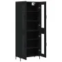 Tall black plywood sideboard 69.5x34x180 cm by vidaXL, Sideboards - Ref: Foro24-3198274, Price: 169,25 €, Discount: %