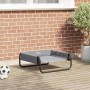 Cama para perro Gris claro s Tela Oxford y Acero