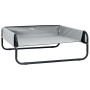 Cama para perro Gris claro s Tela Oxford y Acero
