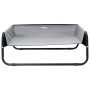 Cama para perro Gris claro s Tela Oxford y Acero