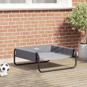 Cama para perro Gris claro ML Tela Oxford y Acero