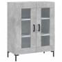 Hohes Sideboard Sperrholz grauer Beton 69,5x34x180 cm von vidaXL, Sideboards - Ref: Foro24-3198277, Preis: 163,70 €, Rabatt: %