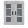 Hohes Sideboard Sperrholz grauer Beton 69,5x34x180 cm von vidaXL, Sideboards - Ref: Foro24-3198277, Preis: 163,70 €, Rabatt: %