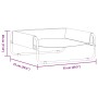 Cama para perro Gris claro ML Tela Oxford y Acero