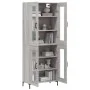 Aparador alto madera contrachapada gris sonoma 69,5x34x180 cm by vidaXL, Sideboards - Ref: Foro24-3198279, Price: 159,62 €, D...
